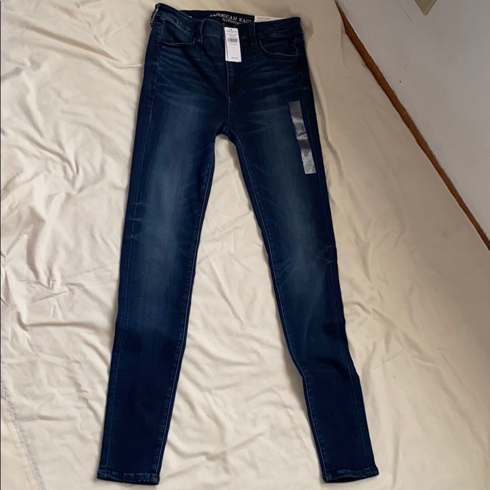Dark washed American eagle jeans
